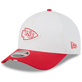 Kansas City Chiefs New Era Youth 2025 NFL Training Camp A-Frame 9FORTY Adjustable Hat White/Red | NFL
