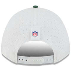 Green Bay Packers New Era Youth 2025 NFL Training Camp A-Frame 9FORTY Adjustable Hat White/Green | NFL