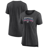 Nashville Predators Women's Proud Tri-Blend T-Shirt - Gray - NHL