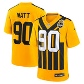 T.J. Watt Pittsburgh Steelers Youth Alternate 1933 Throwback Game Jersey Gold | Nike for Sale