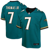 Brian Thomas Jr. Jacksonville Jaguars Youth Alternate 2 Prowler Throwback Game Jersey Teal | Nike for Sale