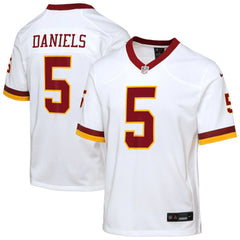 Jayden Daniels Washington Commanders Youth Game Super Bowl Era Jersey White | Nike for Sale