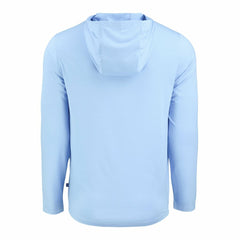 Washington Commanders Men's Cutter & Buck Coastline Epic Comfort Eco Recycled Men's Hooded Shirt Powder Blue | NFL