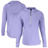 Baltimore Ravens Cutter & Buck Women's Daybreak Eco Recycled Half-Zip Hoodie Purple | NFL