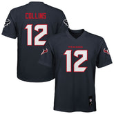 Nico Collins Houston Texans Youth Replica Player Jersey Navy | NFL