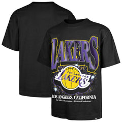 Los Angeles Lakers '47 Past Champs Collection Flashbulb Foundation T-Shirt Black - NBA