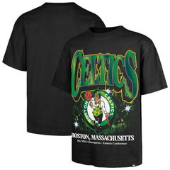 Boston Celtics '47 Past Champs Collection Flashbulb Foundation T-Shirt Black - NBA