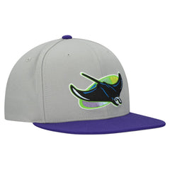 Tampa Bay Rays Mitchell & Ness Cooperstown Collection Basic Flip Snapback Hat - MLB