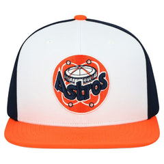 Houston Astros Mitchell & Ness Cooperstown Collection Basic Flip Snapback Hat - MLB