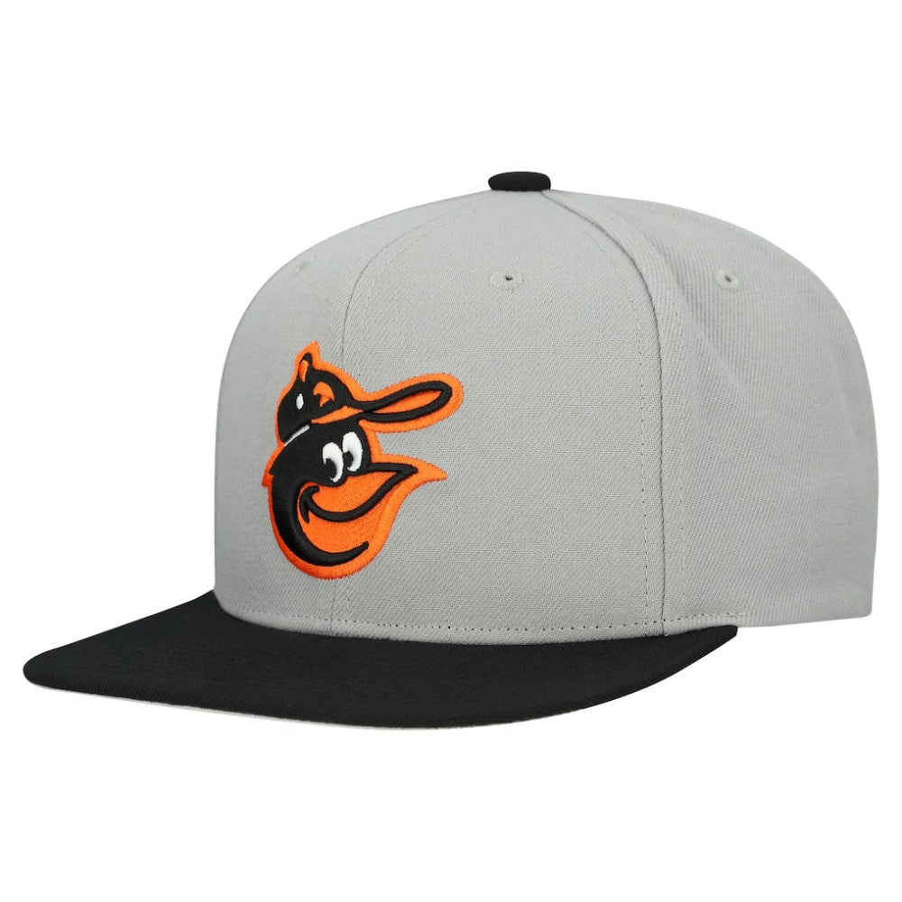 Baltimore Orioles Mitchell & Ness Cooperstown Collection Basic Flip Snapback Hat - MLB