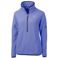 Las Vegas Raiders Cutter & Buck Women's Cascade Eco Fleece Half-Zip Jacket Lavender | NFL