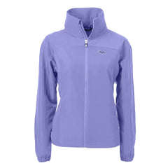 Denver Broncos Cutter & Buck Women's Charter Eco Recycled Full-Zip Jacket Purple | NFL