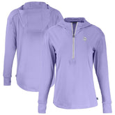 Minnesota Vikings Cutter & Buck Women's Daybreak Eco Recycled Half-Zip Hoodie Purple | NFL