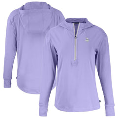 Minnesota Vikings Cutter & Buck Women's Daybreak Eco Recycled Half-Zip Hoodie Purple | NFL