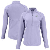 Miami Dolphins Cutter & Buck Women's Peshastin Eco Fleece Recycled Half-Zip Top Purple | NFL