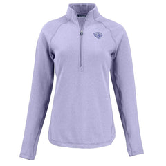 Jacksonville Jaguars Cutter & Buck Women's Peshastin Eco Fleece Recycled Half-Zip Top Purple | NFL