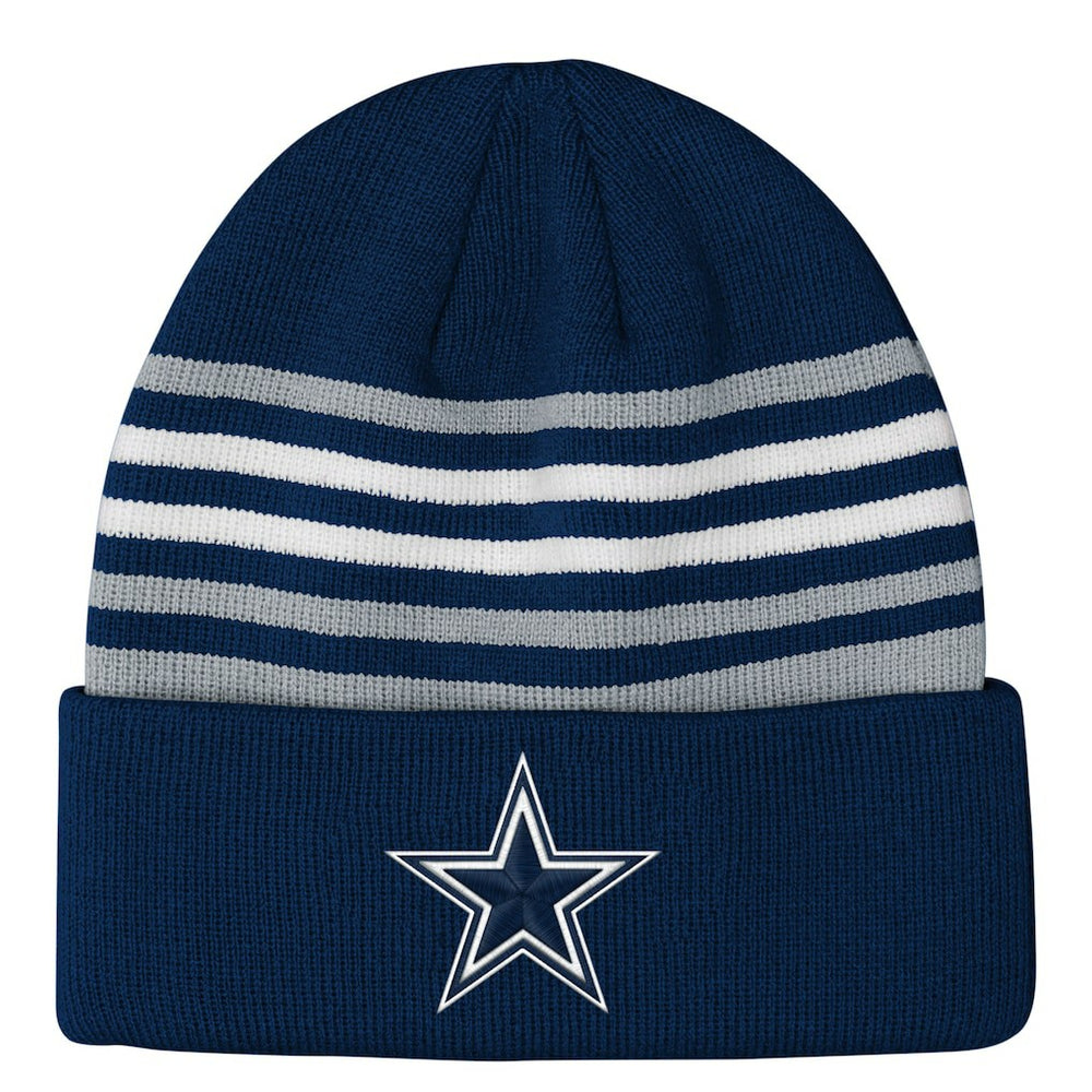 Dallas Cowboys Outerstuff Youth Essentials Cuffed Knit Hat Navy | NFL