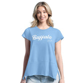 Buffalo Bills Margaritaville Women's Gametime Is Paradise T-Shirt Blue | NFL