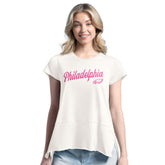 Philadelphia Eagles Margaritaville Women's Gametime Is Paradise T-Shirt Green | NFL