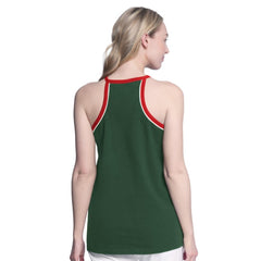 Minnesota Wild G-III 4Her by Carl Banks Women's Curveball Racerback Scoop Neck Slub Tank Top - Green - NHL