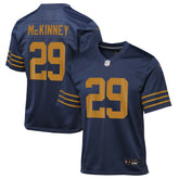 Xavier McKinney Green Bay Packers Youth The 1923 Classic Game Jersey Navy | Nike for Sale