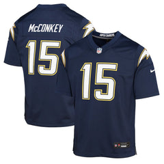 Ladd McConkey Los Angeles Chargers Youth Alternate Super Chargers Game Player Jersey Navy | Nike for Sale