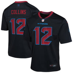 Nico Collins Houston Texans Youth Alternate Game Jersey Navy | Nike for Sale