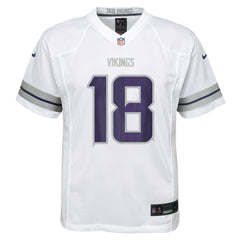 Justin Jefferson Minnesota Vikings Preschool Alternate Player Game Jersey White | Nike for Sale