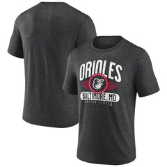 Baltimore Orioles Badge of Honor Tri-Blend T-Shirt - MLB
