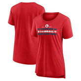 Boston Red Sox Women's Power Swing Tri-Blend T-Shirt - MLB