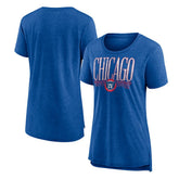 Chicago Cubs Women's Toppler Tri-Blend T-Shirt - MLB