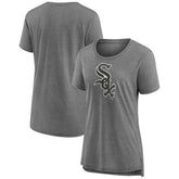 Chicago White Sox Women's Weathered Official Logo Tri-Blend T-Shirt - MLB