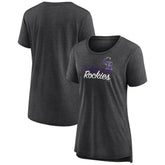 Colorado Rockies Women's Practice Time Tri-Blend T-Shirt - MLB
