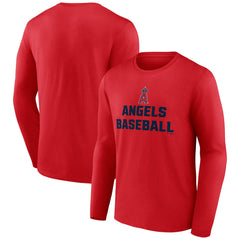 Los Angeles Angels Let's Go Long Sleeve T-Shirt - MLB