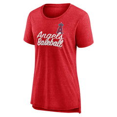 Los Angeles Angels Women's Practice Time Tri-Blend T-Shirt - MLB