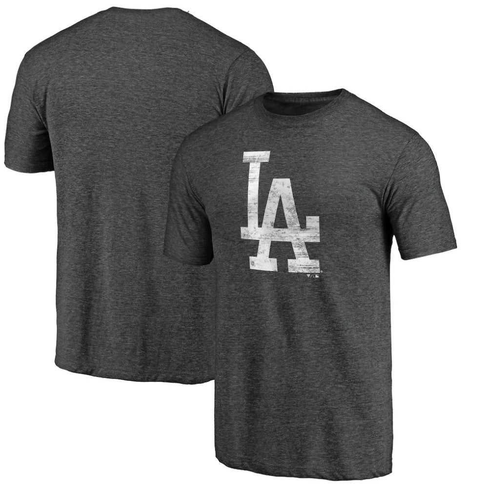 Los Angeles Dodgers Weathered Official Logo Tri-Blend T-Shirt - MLB