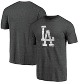 Los Angeles Dodgers Weathered Official Logo Tri-Blend T-Shirt - MLB