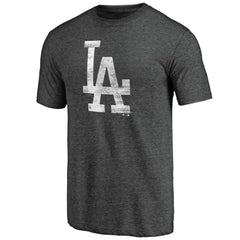 Los Angeles Dodgers Weathered Official Logo Tri-Blend T-Shirt - MLB