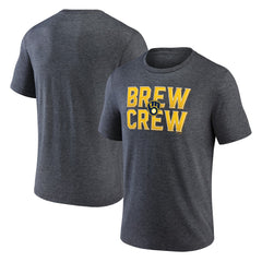 Milwaukee Brewers Brew Crew Fancy Tri-Blend T-Shirt - MLB