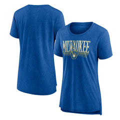 Milwaukee Brewers Women's Toppler Tri-Blend T-Shirt - MLB
