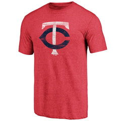 Minnesota Twins Weathered Official Logo Tri-Blend T-Shirt - MLB