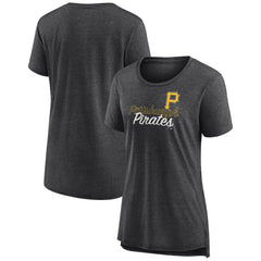 Pittsburgh Pirates Women's Practice Time Tri-Blend T-Shirt - MLB