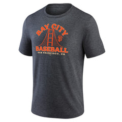 San Francisco Giants Bay City Baseball Tri-Blend T-Shirt - MLB
