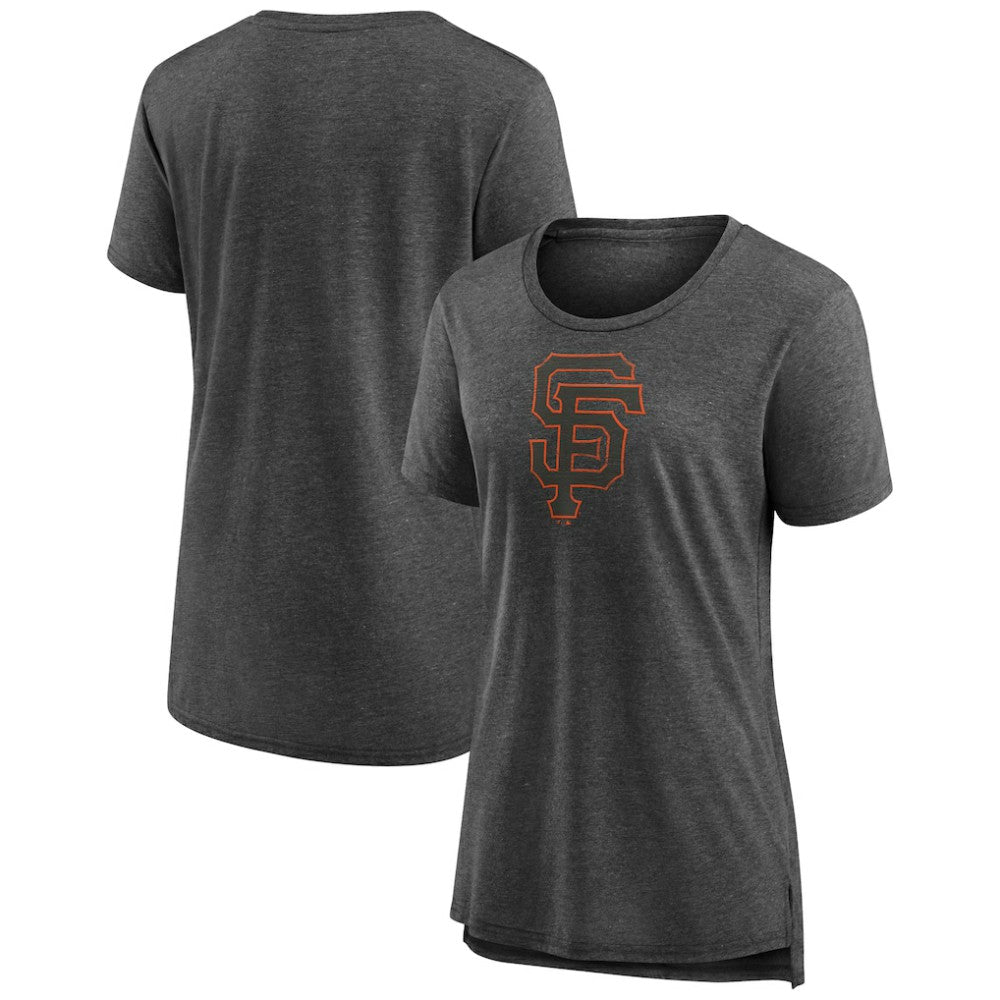 San Francisco Giants Women's Weathered Official Logo Tri-Blend T-Shirt - MLB