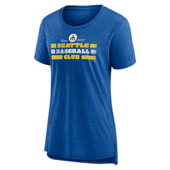 Seattle Mariners Women's Power Swing Tri-Blend T-Shirt - MLB