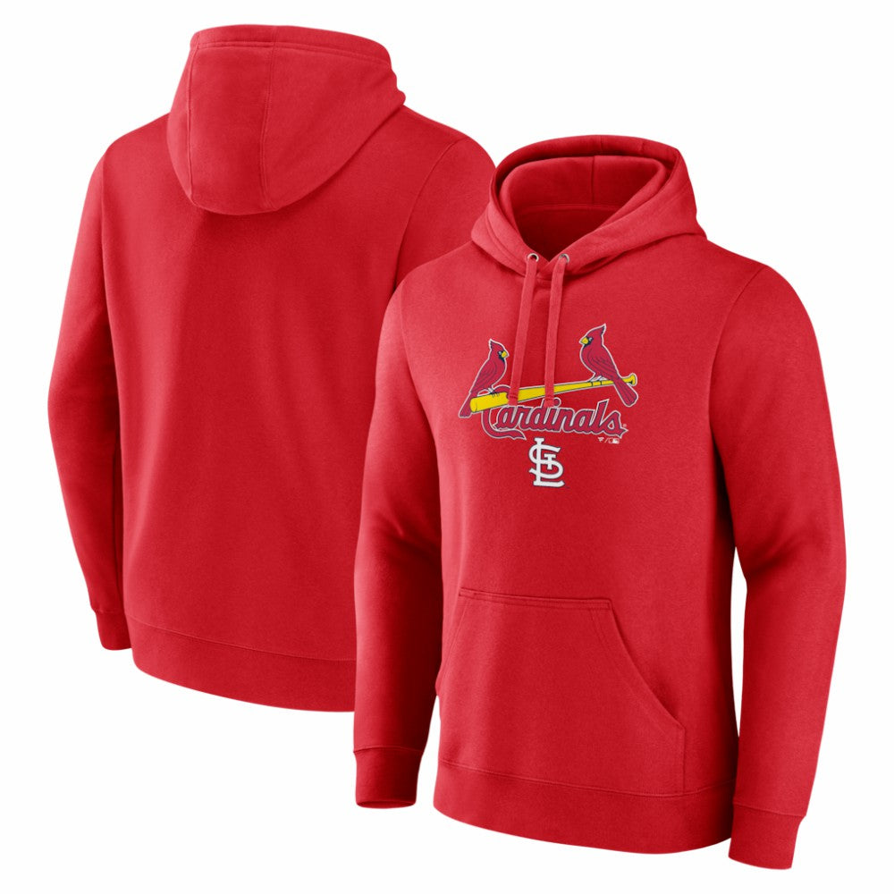 St. Louis Cardinals Team Lockup Pullover Hoodie - MLB