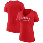 St. Louis Cardinals Women's Primary Play V-Neck T-Shirt - MLB