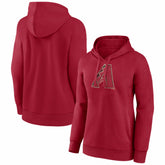 Arizona Diamondbacks Women's Distressed Team Pullover Hoodie - MLB
