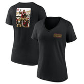Bryant Young San Francisco 49ers Women's Hall of Fame V-Neck T-Shirt Black | NFL
