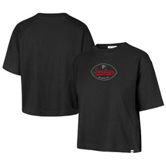 Atlanta Falcons '47 Women's Windthrow Reed City Sundays T-Shirt Black | 47 brand